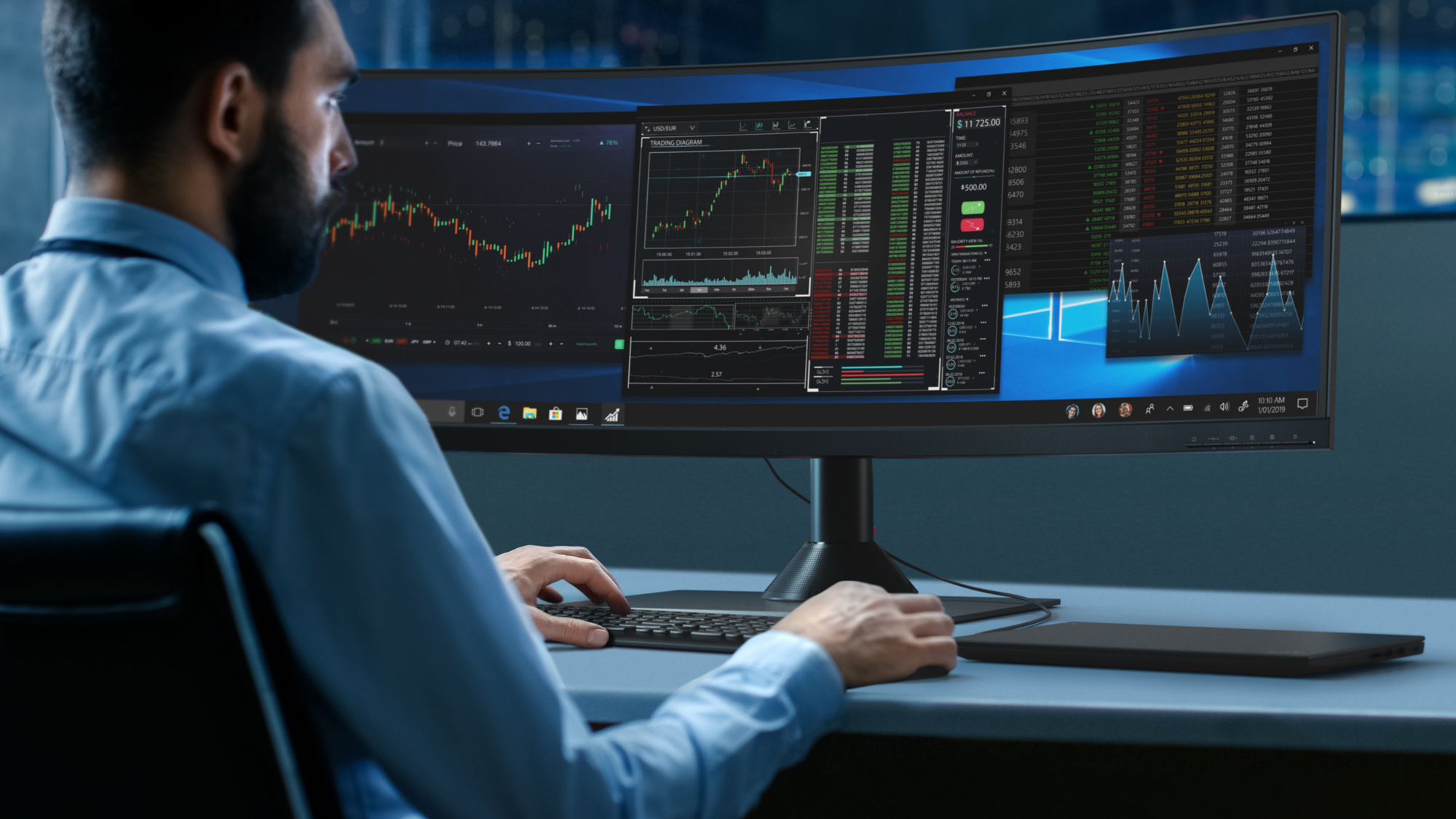 Lenovo ThinkVision P44 Monitör’ünü CES’te Tanıttı